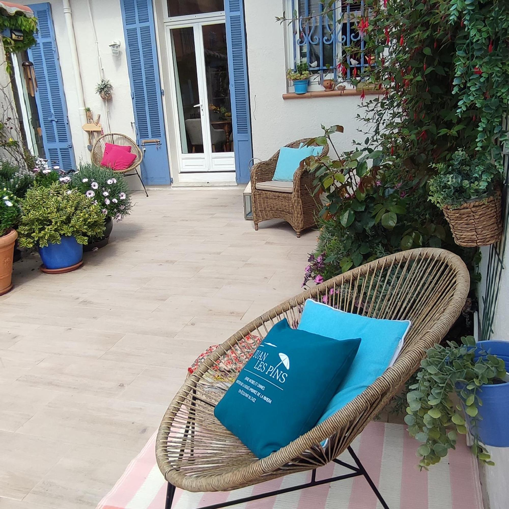 شقة Juan Les Pins Plages Clim Wifi Maison Entiere أنتيب المظهر الخارجي الصورة